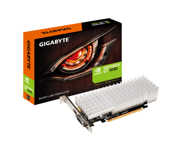 Gigabyte GeForce GT 1030 Silent Low Profile 2GB GDDR5 - 366574 - zdjęcie